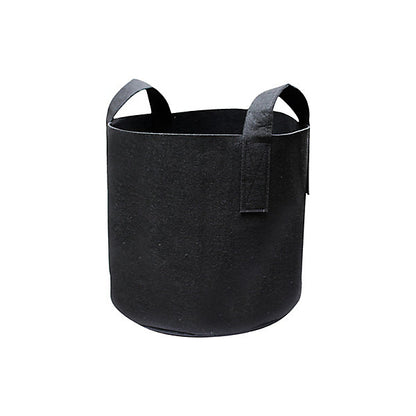 Verve Black Round Planter, Pack of 3 (H)35cm (W)33cm
