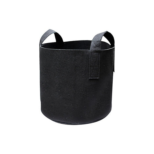 Verve Black Round Planter, Pack of 3 (H)35cm (W)33cm