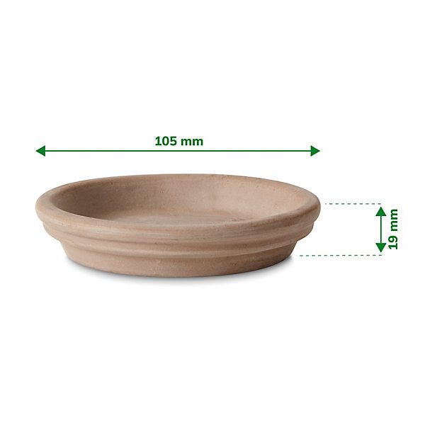 Verve Laleh Brown Saucer (Dia)11cm