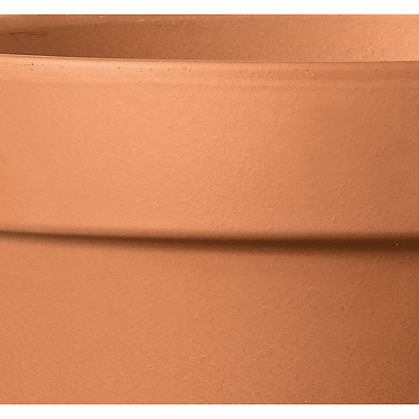 Verve Laleh Brown Terracotta Grow pot (Dia) 17.1cm, (H)14.9cm, 2L