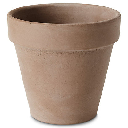 Verve Laleh Grey Terracotta Grow pot (Dia) 13.1cm, (H)11.3cm, 1L