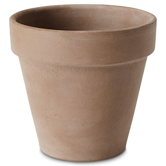 Verve Laleh Grey Terracotta Grow pot (Dia) 13.1cm, (H)11.3cm, 1L