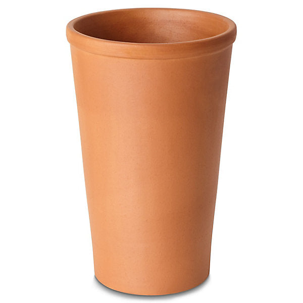 Verve Laleh Terracotta Brown Terracotta Plant pot (Dia) 23.5cm, (H)30cm, 8L