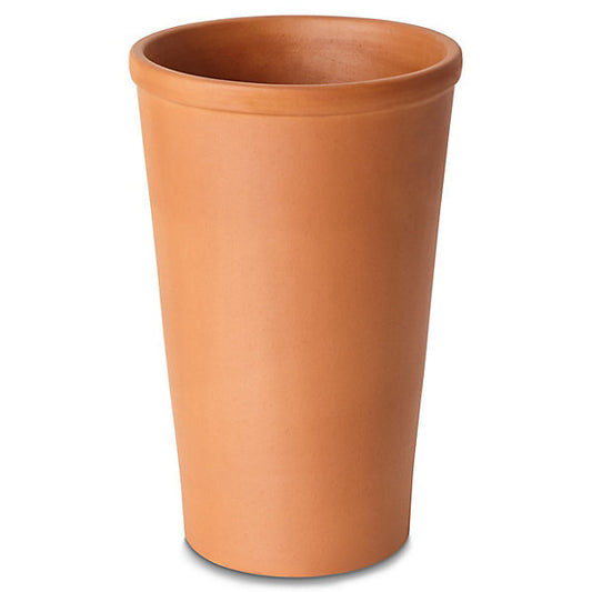 Verve Laleh Terracotta Brown Terracotta Plant pot (Dia) 23.5cm, (H)30cm, 8L