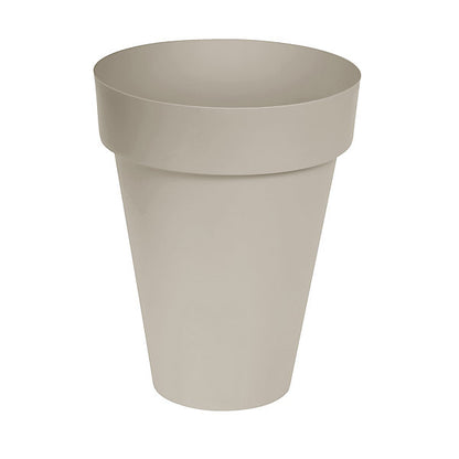 Verve Nurgul Matt Peyote Beige Plastic Plant pot (Dia) 46cm, (H)57.7cm, 55L