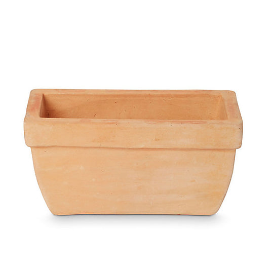 Verve White washed Stone White washed Rectangular Planter (H)15cm (W)30cm