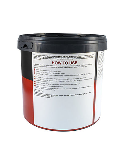 Volden Ultimate Drillable Light Grey Ready to use Plaster, stone, concrete & wood Patch & filler, 5L 4.2kg