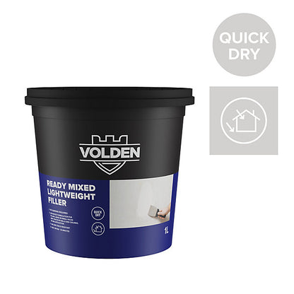 Volden White Paste Ready to use Multi-purpose Filler, 1L 420g