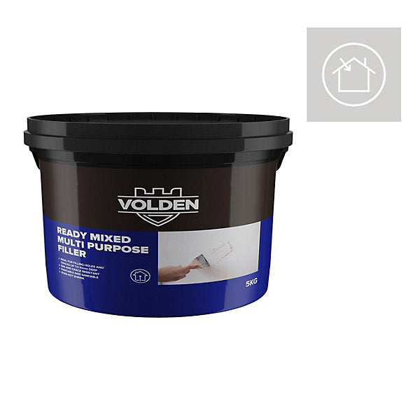 Volden White Paste Ready to use Multi-purpose Filler, 5kg